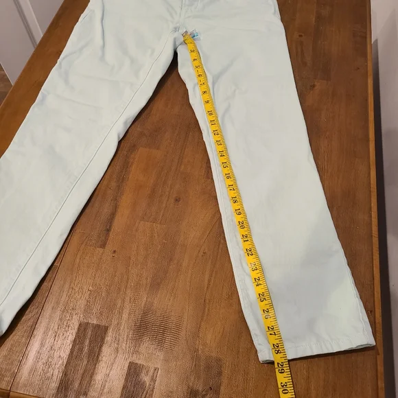 Loft Mint Green Boyfriend Denim Pants - Picture 7 of 9